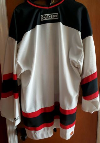 Vintage Jersey Devils CCM NHL Hockey Jersey Stitched Adult Large 2