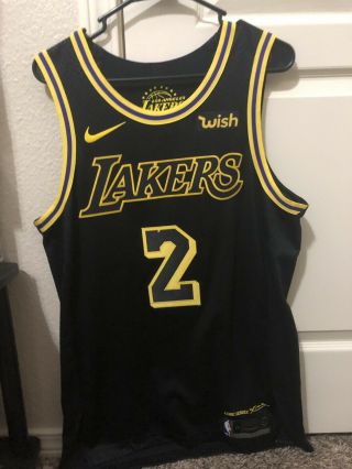 Los Angeles Lakers Authentic City Jersey Lonzo Ball & Nike Ingram Jersey