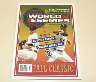 2005 Official Major League Baseball World Series Program - Astros/white Sox