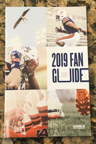 2019 Auburn Tigers Football Fan Guide 48 Pages,  2019 Season Schedule Magnet Sec