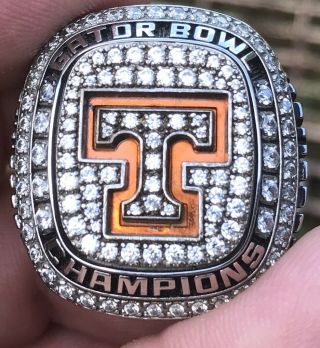 2015 Tennessee Volunteers Gator Bowl Champions Championship Players Ring