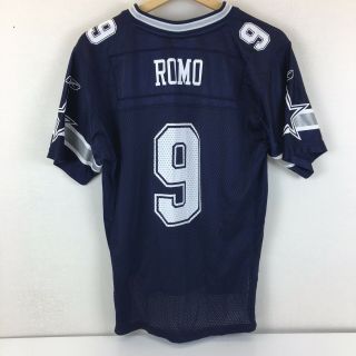 Reebok Nfl Dallas Cowboys Tony Romo 9 Jersey Youth Boys Size L 14 - 16