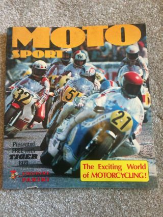 Panini Moto Sport Sticker Album 1979,  100 Full,  Stamps In