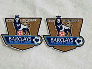 Premier League Gold Champions Patches/badges 2006 - 2007 Manchester United Bn