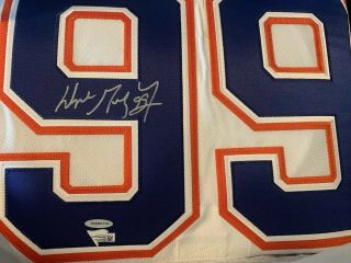Wayne Gretzky Edmonton Oilers Autographed Blue Ccm Jersey