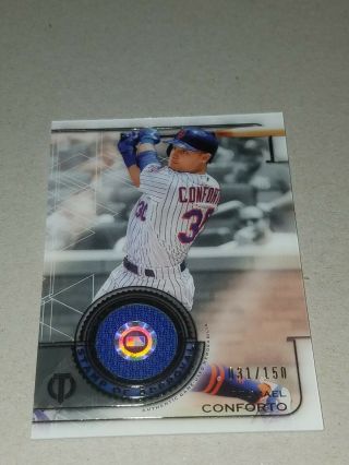 Michael Conforto 2019 Topps Tribute Stamp Of Approval Relic /150 Ny Mets