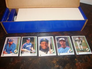 1989 Upper Deck Baseball - - - Complete Set - - - 1 - 800 - - - Includes Ken Griffey Rc - - - Nrmt