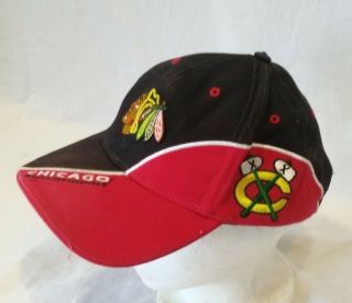 Chicago Blackhawks Nhl 47 Twins Hockey Embroidered Cap Youth Hook Loop Hat