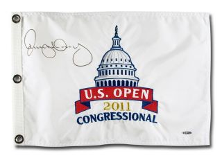 Rory Mcilroy Signed Autographed 2011 Us Open Pin Flag Congressional Pga Uda