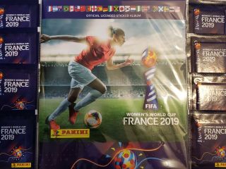 Usa Edition Album,  8 Packets - Panini Fifa Women 