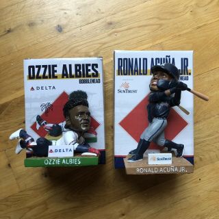 Atlanta Braves Ronald Acuna Jr Ozzie Albies Bobbleheads