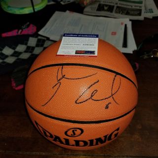 Russell Westbrook Autographed Basketball Psadna