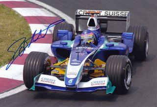 Jacques Villeneuve Signed 8x12 Inches 2005 F1 Sauber Canada Gp Photo