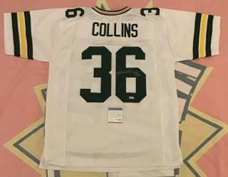 Nick Collins Autographed Signed Jersey Green Bay Packers Psa Bowl
