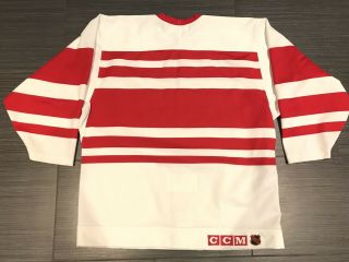 Authentic CCM 1991 - 92 TBTC DETROIT RED WINGS NHL Hockey Jersey Sz 48 3