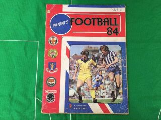 Vintage Panini 1984 Football Sticker Album