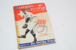 Vintage 1941 The Sporting News Baseball Register - The Game 