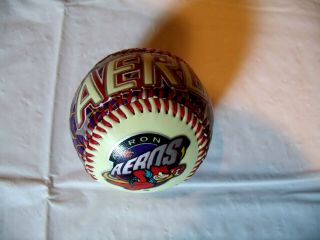 Akron Aeros Raised Lettering Fotoball Milb Baseball Ball Rubber Ducks Cleveland
