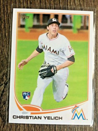 2013 Topps Update Christian Yelich Rc Rookie Us290