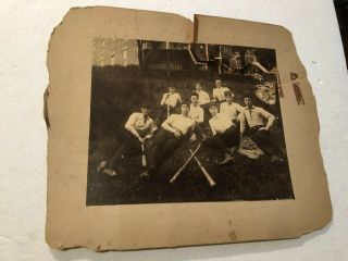 1888 Clinton Liberal Institute Fort Plain Ny Baseball Team Photo Estate