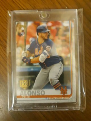 2019 Topps Series 2 Pete Alonso 475 150 Year Gold Stamp Rc Psa 10?
