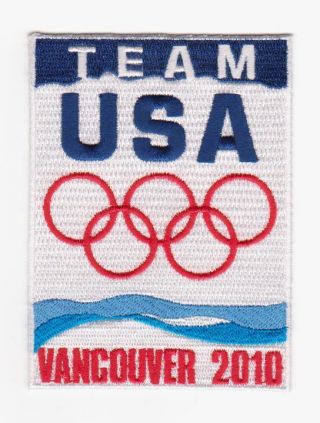 Vancouver 2010 Winter Olympics Team Usa Patch Rare
