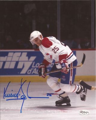 Vincent Damphousse Montreal Canadiens Autographed Signed 8x10 Photograph (jsa)