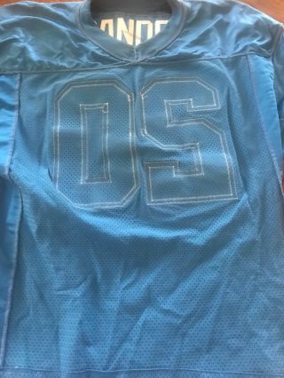BARRY SANDERS 20 DETROIT LIONS GAME JERSEY CIRCA 1990’s HALL OF FAME L@@K 10
