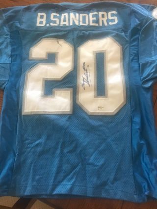 Barry Sanders 20 Detroit Lions Game Jersey Circa 1990’s Hall Of Fame L@@k