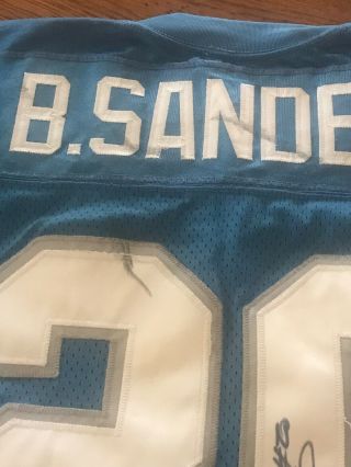 BARRY SANDERS 20 DETROIT LIONS GAME JERSEY CIRCA 1990’s HALL OF FAME L@@K 3