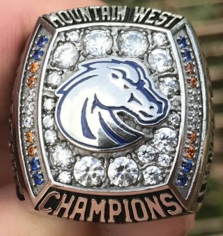 2017 68 Gram Monster Boise State Broncos Champions Championship Football Ring