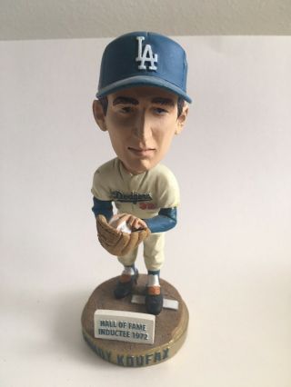 2012 Mlb Los Angeles Dodgers Sga Sandy Koufax Bobble Head No Box Baseball Hof