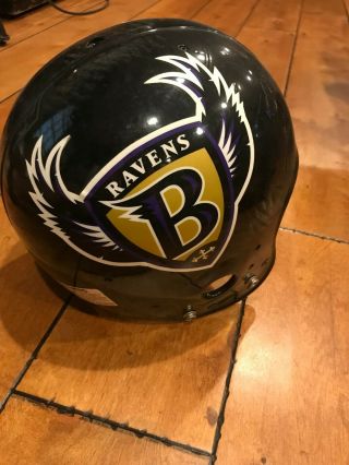 1990 ' s Baltimore Ravens Professional GAME NFL Helmet Riddell 3