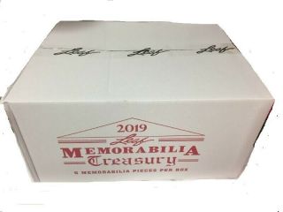 2019 LEAF MEMORABILIA TREASURY FACTORY HOBBY BOX 3