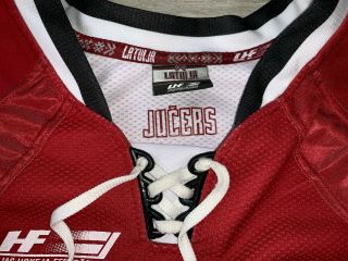 IIHF Game Worn Latvia Ice Hockey Jersey Latvija Shirt Goalie Cut 37 Jucers 3
