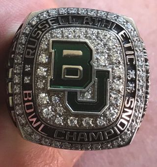 2015 Baylor Bears Russell Athletic Bowl Champions Championship Players Ring
