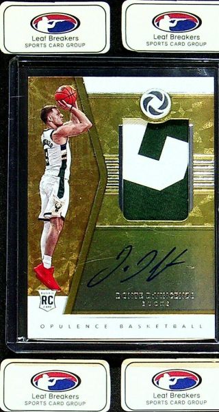 2018 - 19 Opulence Basketball Donte Divincenzo Rookie Patch Auto /79 Rpa Rc [kh]