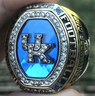 2016 Kentucky wildcats sec all American player champions championship bowl ring 3