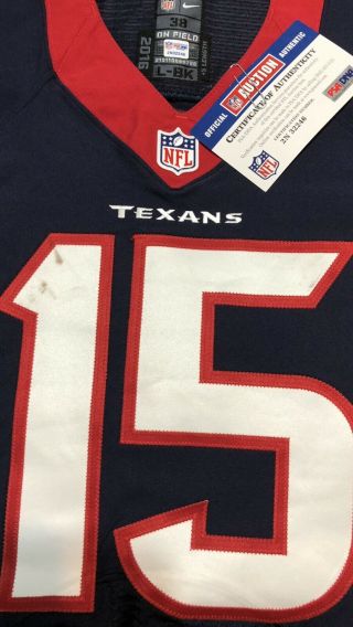 Will Fuller Houston Texans Game Worn And Signed Jersey 2
