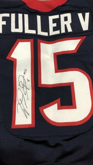 Will Fuller Houston Texans Game Worn And Signed Jersey 4