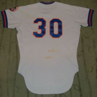 YORK METS GAME WORN ALL 1978 ROAD JERSEY 3
