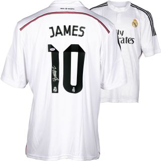 James Rodriguez Mls Real Madrid Autographed White Jersey