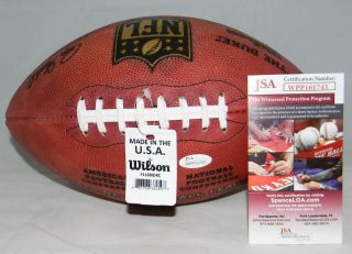 PATRICK MAHOMES SIGNED KANSAS CITY CHIEFS OFFICIAL WILSON NFL GAME FOOTBALL JSA 2