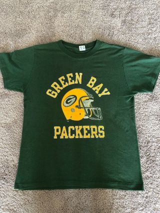 Vtg 80s Nfl Green Bay Packers 50/50 Soft Champion Shirt Rare
