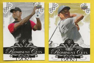 2019 Upper Deck Ud National Convention Tiger Woods (2 Diff)