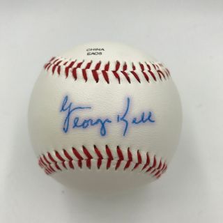 George Kell Signed Autographed Rawlings Official League Baseball Psa Dna
