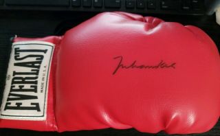 Muhammad Ali Signed Everlast Boxing Glove Auto Jsa