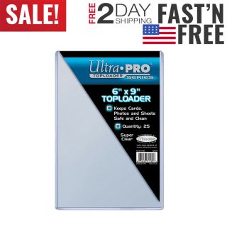 Ultra Pro 6 X 9 Top Loader Coupon Card Photos Sleeves Protector Holder