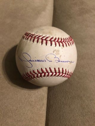 Mariano Rivera Signed Autographed Yankees Game Baseball Mlb Steiner