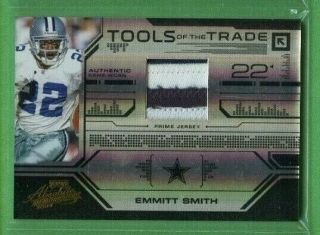 Emmitt Smith 2008 Playoff Absolute Memorabilia Tools Of The Trade Prime Patch/50